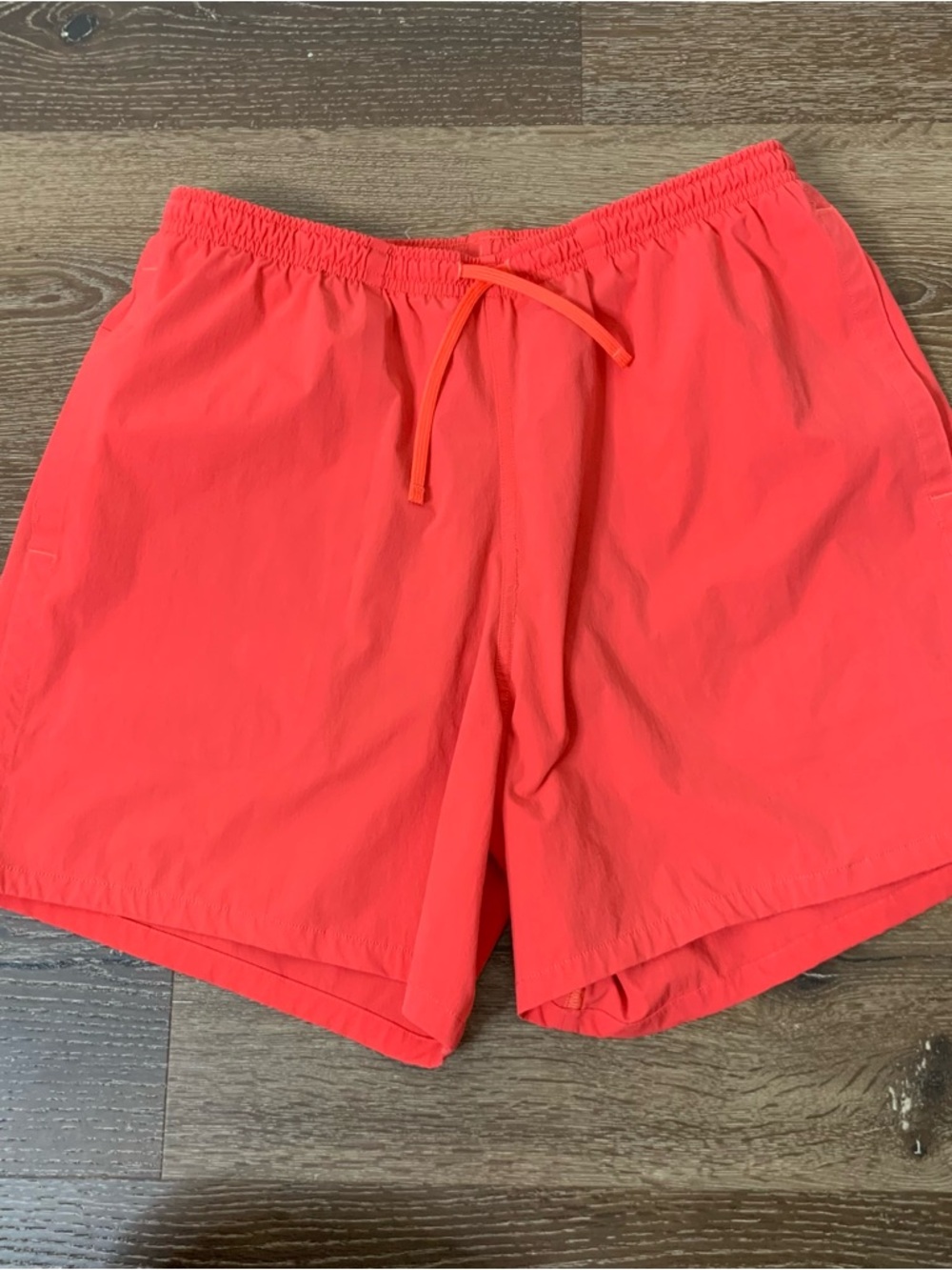 Outdoor voices red Rectrek lined shorts M